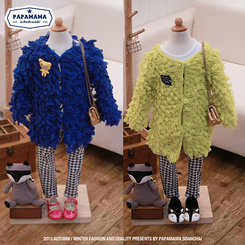 【韩国精品<em>童装</em> 秋冬 气质女童 精品女童荧光色