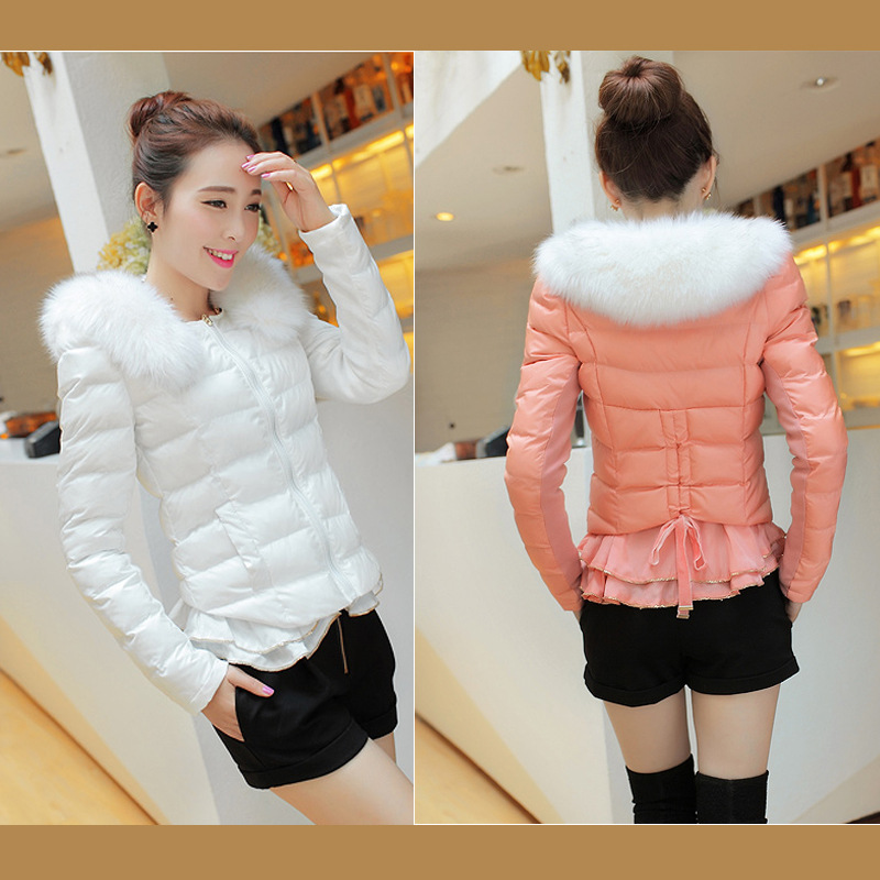 广州女装批发 糖果彩色<em>冬装</em>外套<em>女士棉服</em>新款