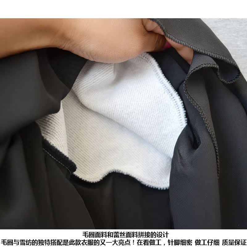 雪紡拼接衛衣