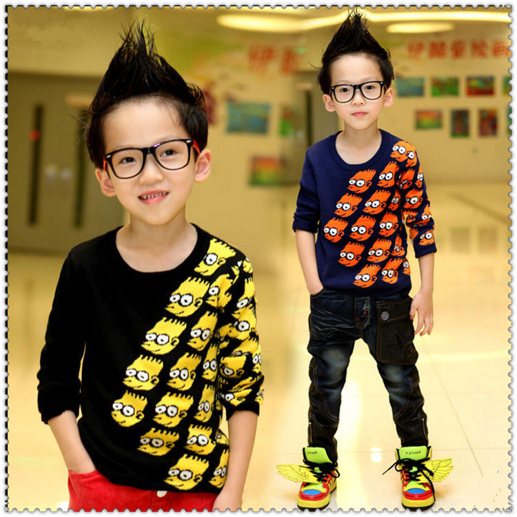 捣蛋鬼童装批发2013<em>秋冬新款</em>儿童韩版<em>毛衣男</em>