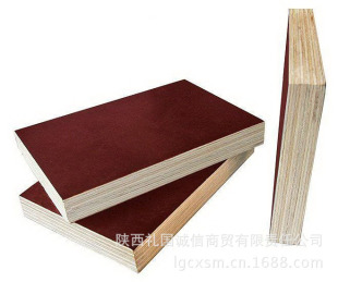 全国招商西安厂家直销各种规格纯杨木清水模板 建筑模板