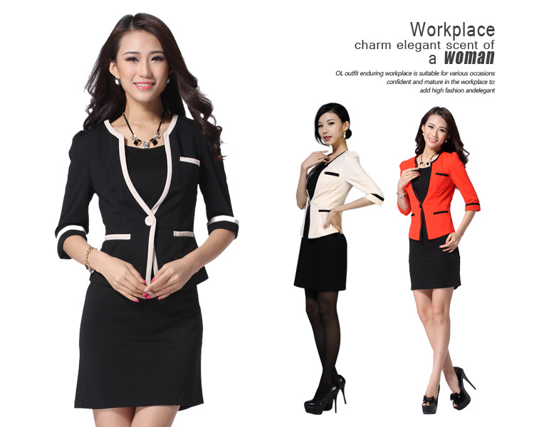 模特展示黑西装《