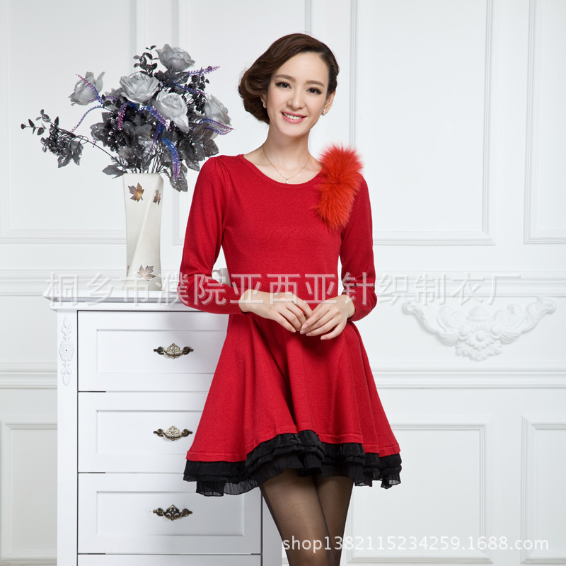 2013秋冬尊贵妈妈装羊毛衫