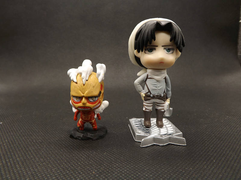 【大玩家动漫玩具手办模型批发 2代6款进击的