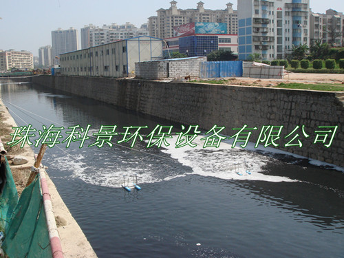 河流污水处理设备推流曝气机
