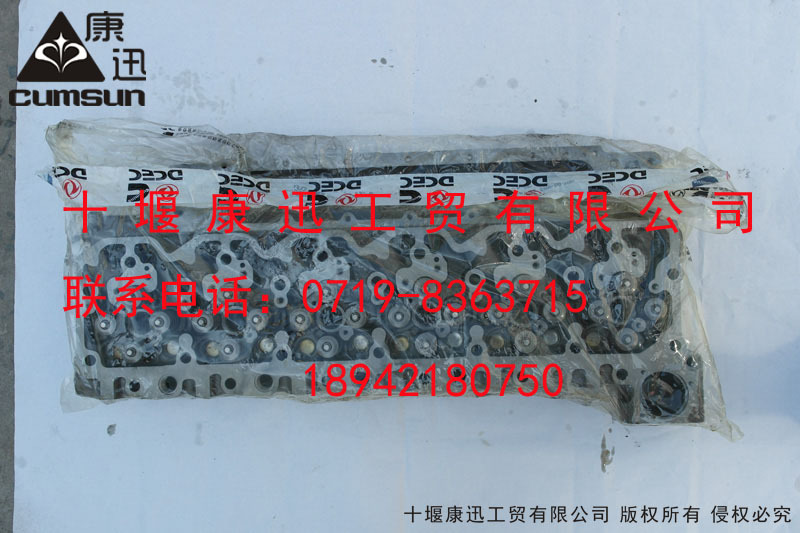 东风康明斯ISDe发动机缸盖总成4936081 (4)