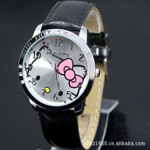 當天發貨 批發供應新款hello kitty兒童手表 價格優勢!