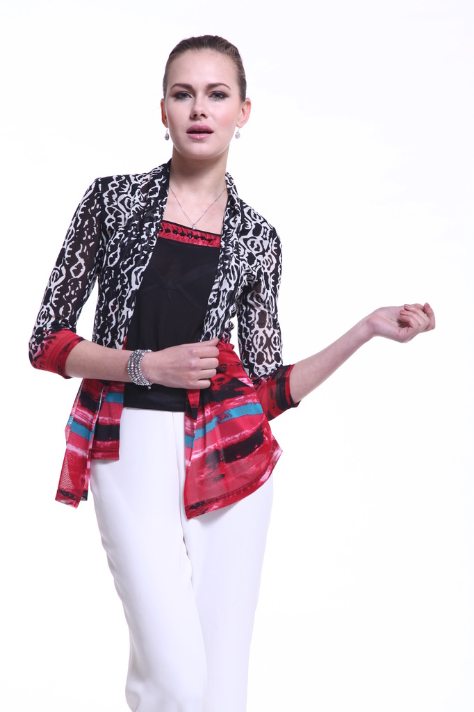 购中老年女装-九之秀批发中老年夏女装新款七