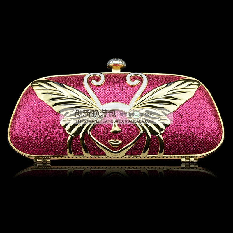 枚红色硬盒包女手抓包