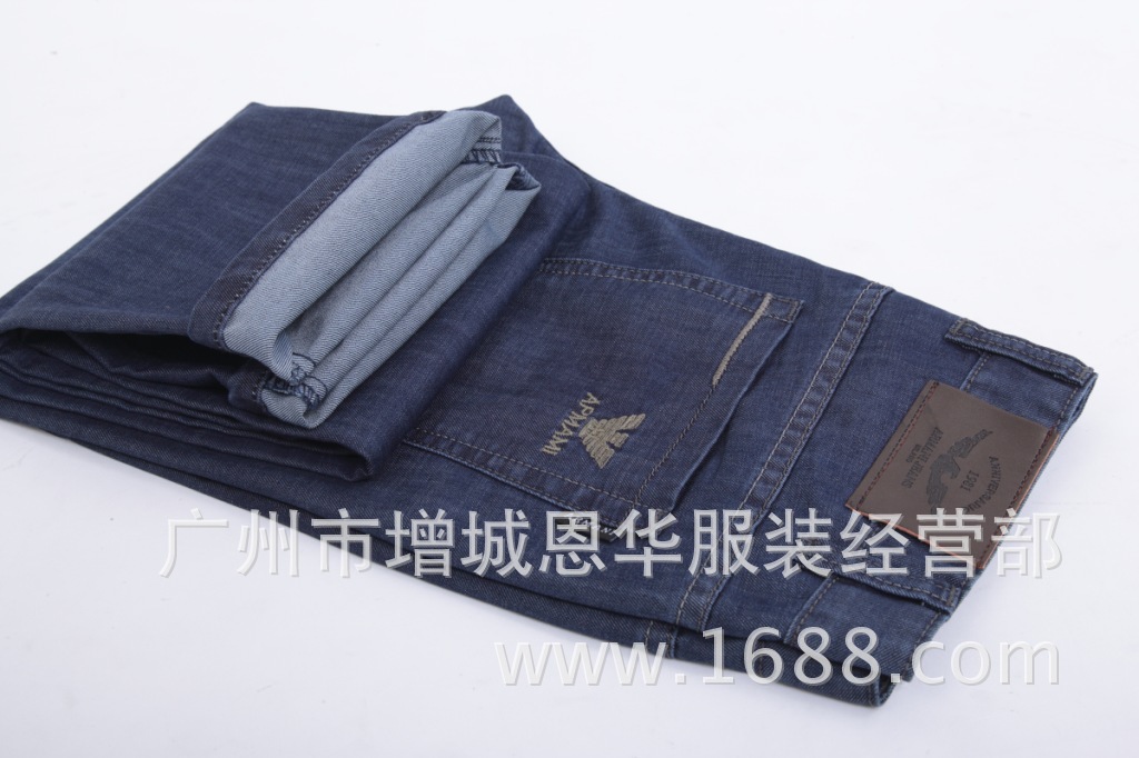 2013秋季新品男裝商務休閑品牌牛仔長褲