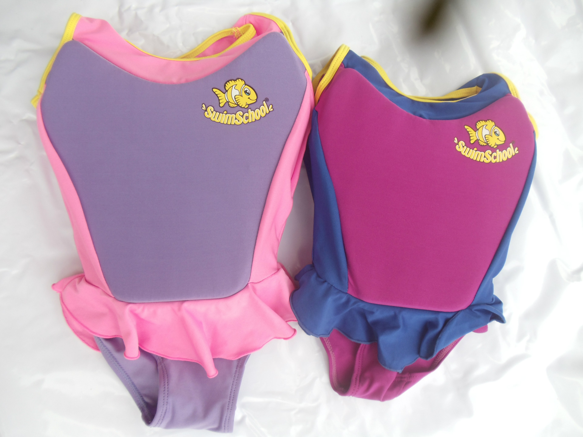 外贸正品美国swimschool品牌婴儿浮水衣|儿童连体游泳衣