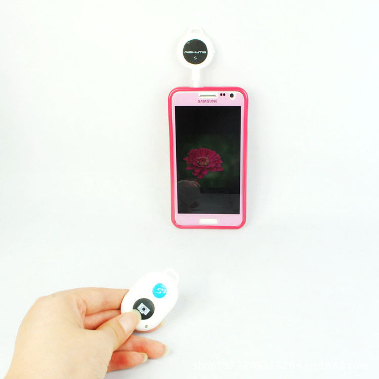 【(荐)苹果三星手机自拍神器 蓝牙拍照遥控器 