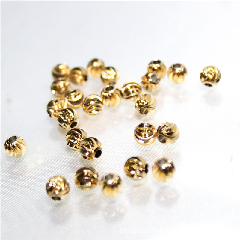 【古艺饰品厂家大量批发条纹金珠 珠子直径0.4*0.4cm DZ030007】价格,厂家,图片,玉石工艺品,七星区古艺饰品工艺厂-马可波罗网