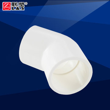 联塑PVC排水管45度弯头 管径75 图片