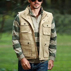 2013新款春装<em>战地吉普马甲</em>AFSJEEP男式加大