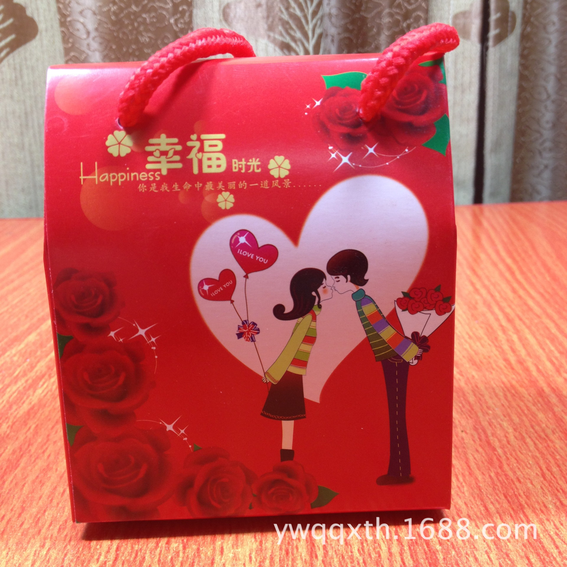 礼品包装-婚庆 礼品包装盒 创意手提喜糖袋 结