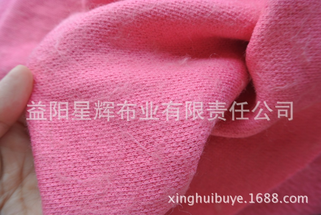 圈圈呢雅典呢粗纺毛纺羊毛呢时尚秋冬女装面料.YN32