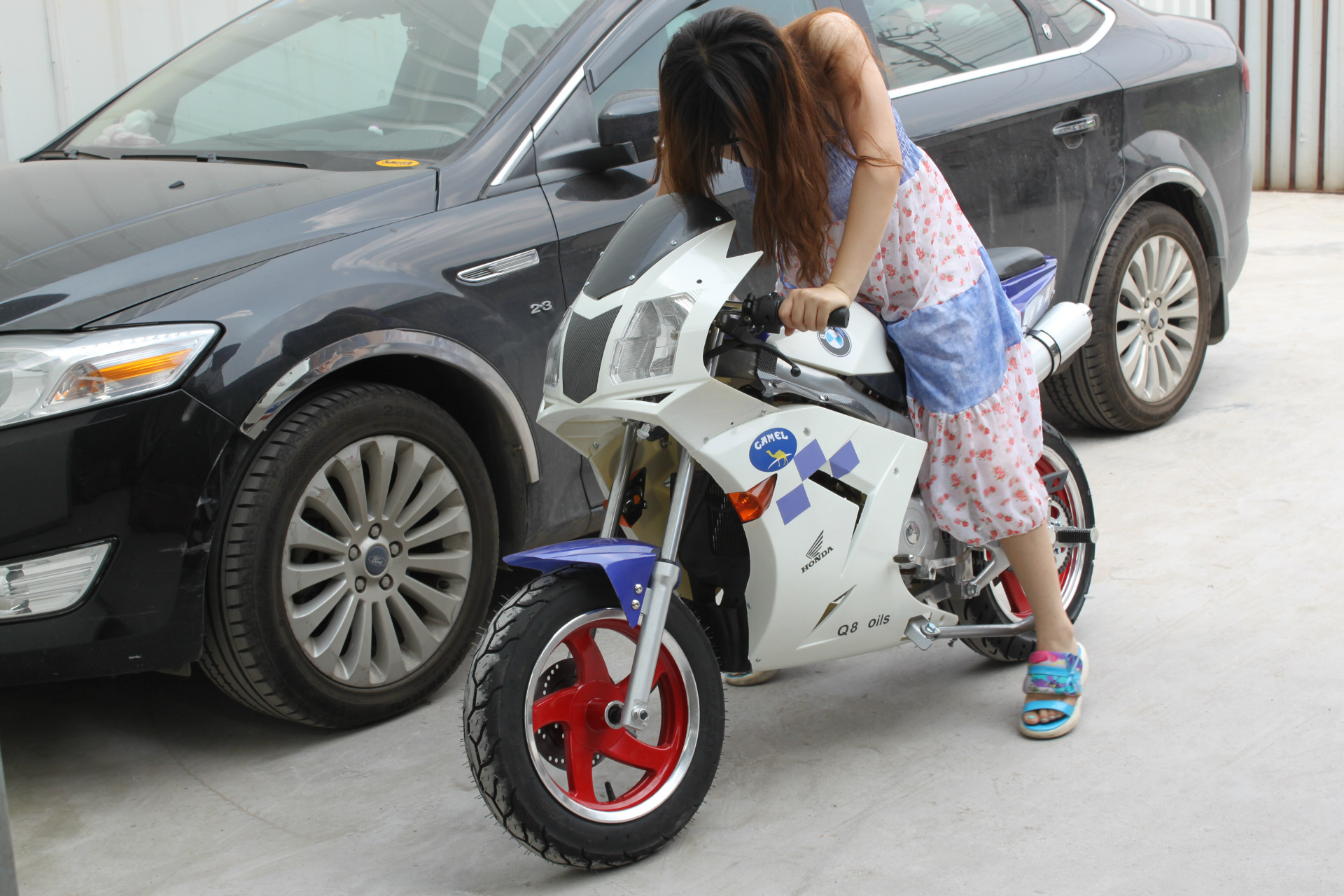 大跑车公路趴赛机车4冲引擎机车 街跑摩托车1