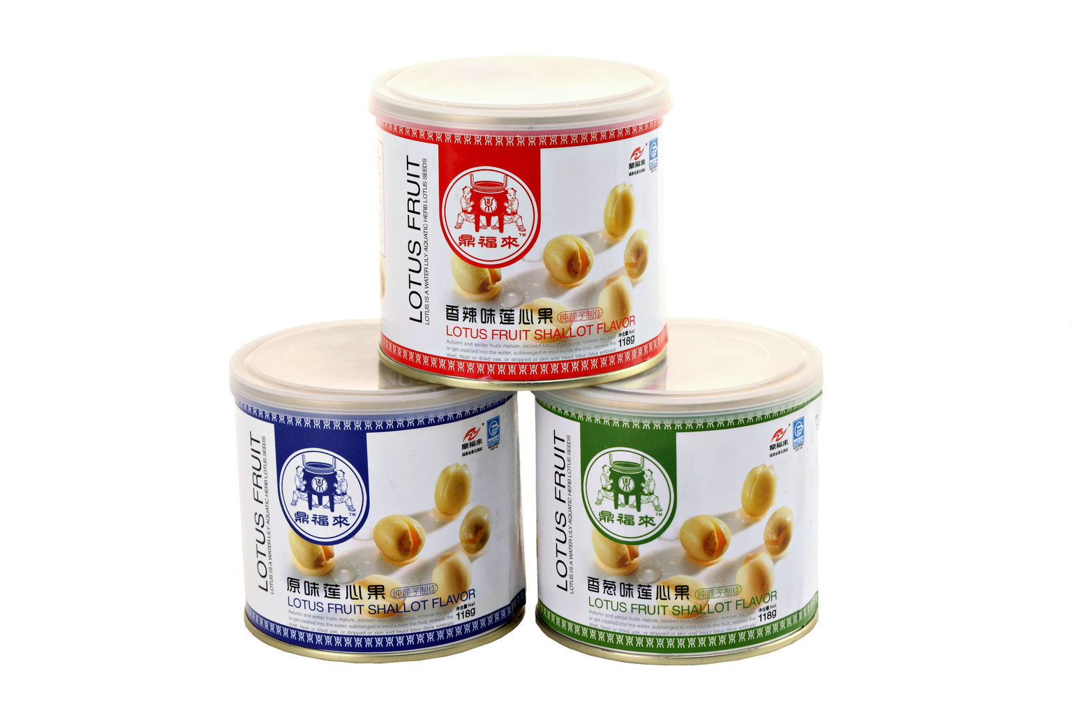 【福建特产 鼎福来休闲食品原味罐装莲心果 1