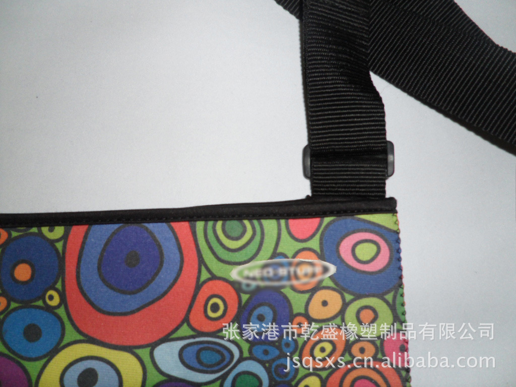 單肩圓環斑點花紋包