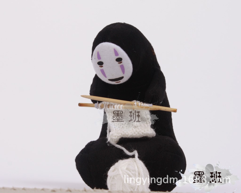 日本宫崎骏千与千寻 无脸男打<em>毛衣织毛衣</em>小毛