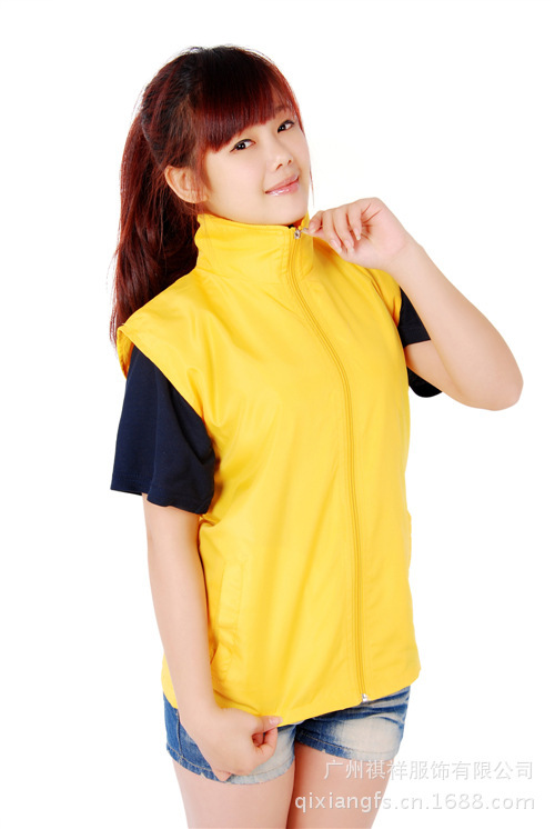 【厂家批发供应纯色可定制防水<em>小马甲</em>情侣马甲