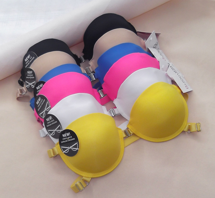 外贸单上薄下厚<em>半杯</em>前扣<em>文胸</em>后<em>交叉</em>带女士礼服