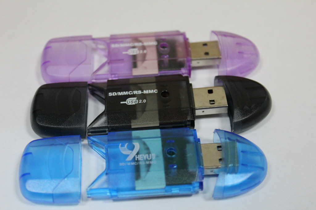 【读卡器批发 SD小双帽 SD读卡器 实力品牌阿
