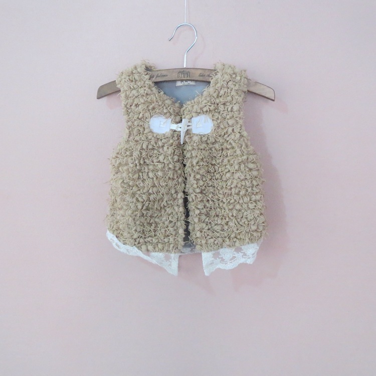 外贸韩版<em>童装</em> 儿童<em>女款</em>毛毛<em>马甲批发</em> 2013新款