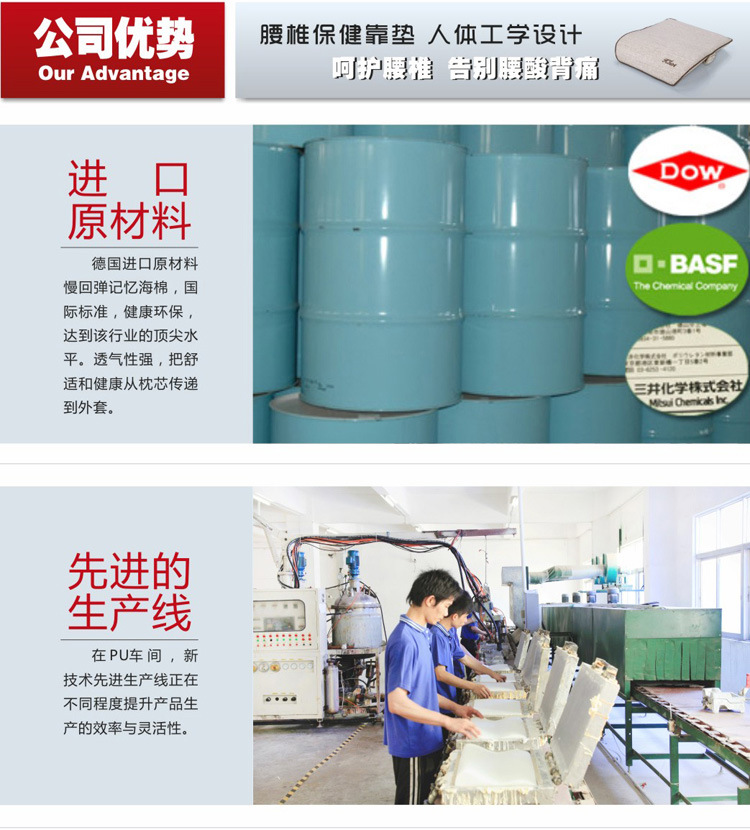 公司优势-进口原材料 先进生产线