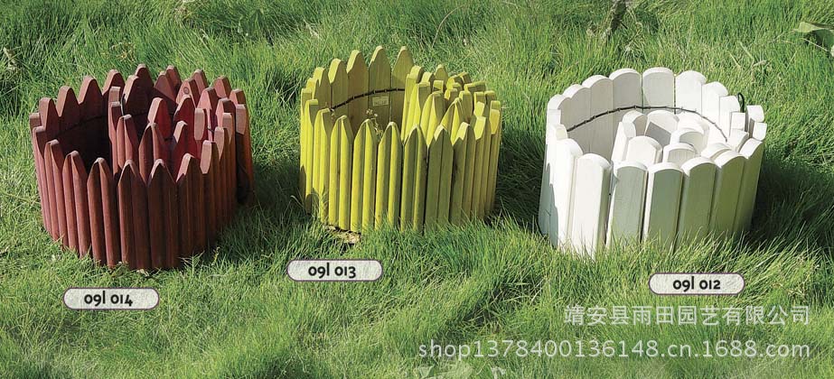 厂家直销 室外 园艺木制品 木桩 篱笆 防护栏