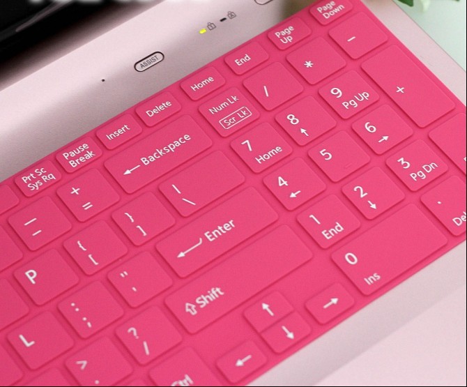 数码保护膜-新款 原装索尼键盘膜 F14 F15彩色