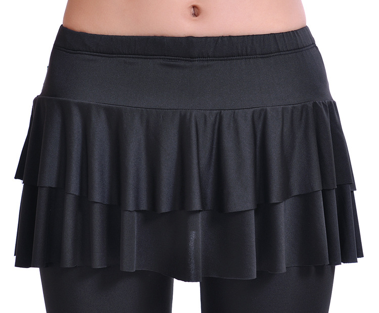 【2013广场舞服装 新款七分裙裤牛奶丝拉丁舞