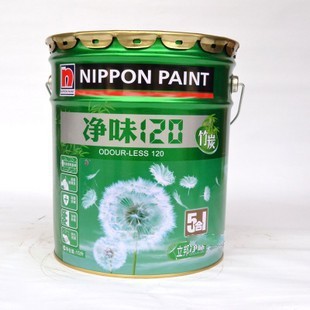 立邦净味120竹炭5合1内墙乳胶漆 乳胶漆 墙面漆 油漆15L