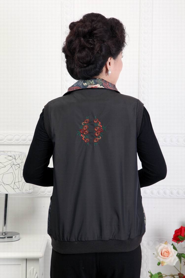 【中老年女装秋装2013<em>女马甲背心</em>妈妈装中年