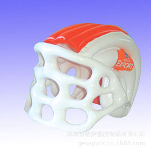 护头-供应PVC充气帽子,充气头盔可以订做大小