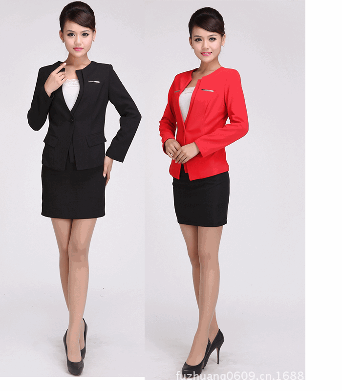 <em>批发采购</em>职业<em>女装</em>-酒店工作服秋冬装 <em>女装</em>职业