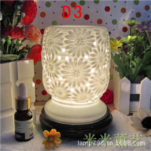 批发采购陶瓷工艺品-陶瓷香熏灯 熏香机 插电香熏灯 精油灯 香熏炉 编号L51-