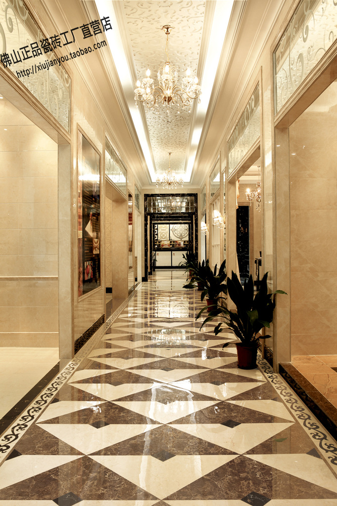 全抛釉800西班牙深啡网高雅华丽家居古瓷内墙