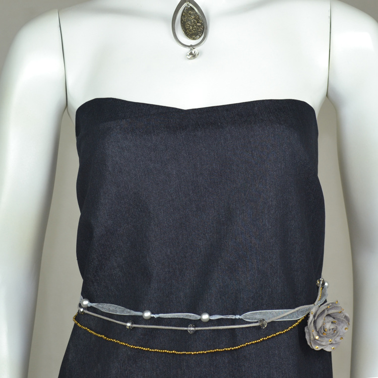 古棉纱16&times;150/40弹力涤棉牛仔布棉涤牛仔布7oz斜纹牛仔布蓝加黑