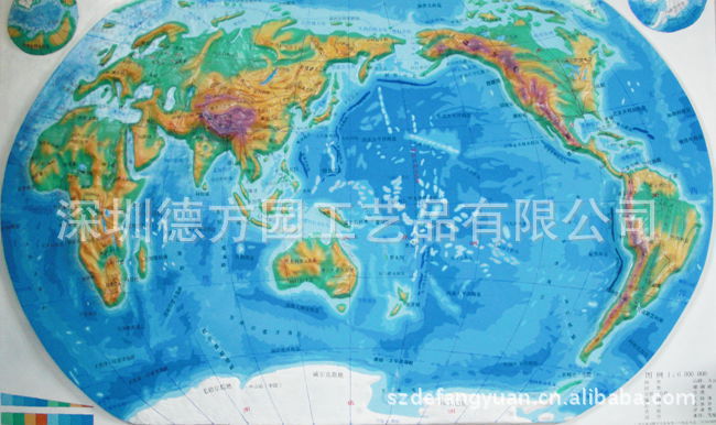 地理园模型中国立体地形图地球仪模型图片_6