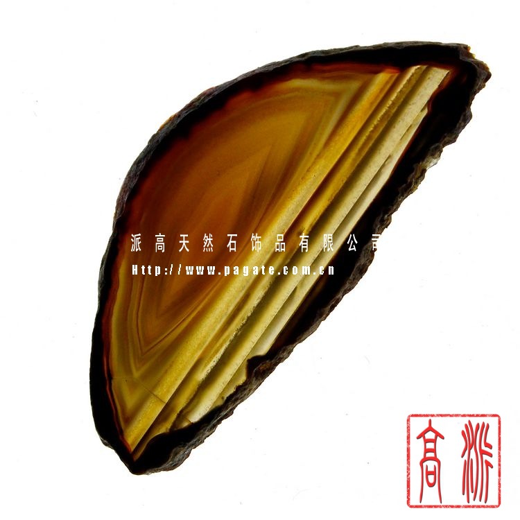 椭圆黄玛瑙片01