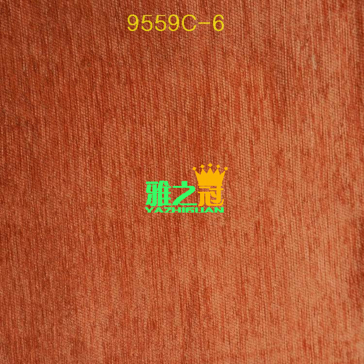 雪尼尔色织提花沙发布