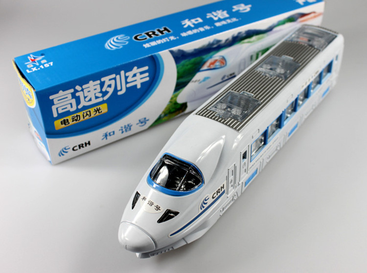 【高速列车 LX157电动和谐号 万向会转弯 音乐