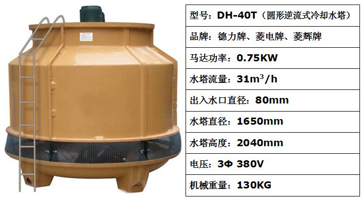 廠傢供應 圓形玻璃鋼冷卻塔【廠價批發】