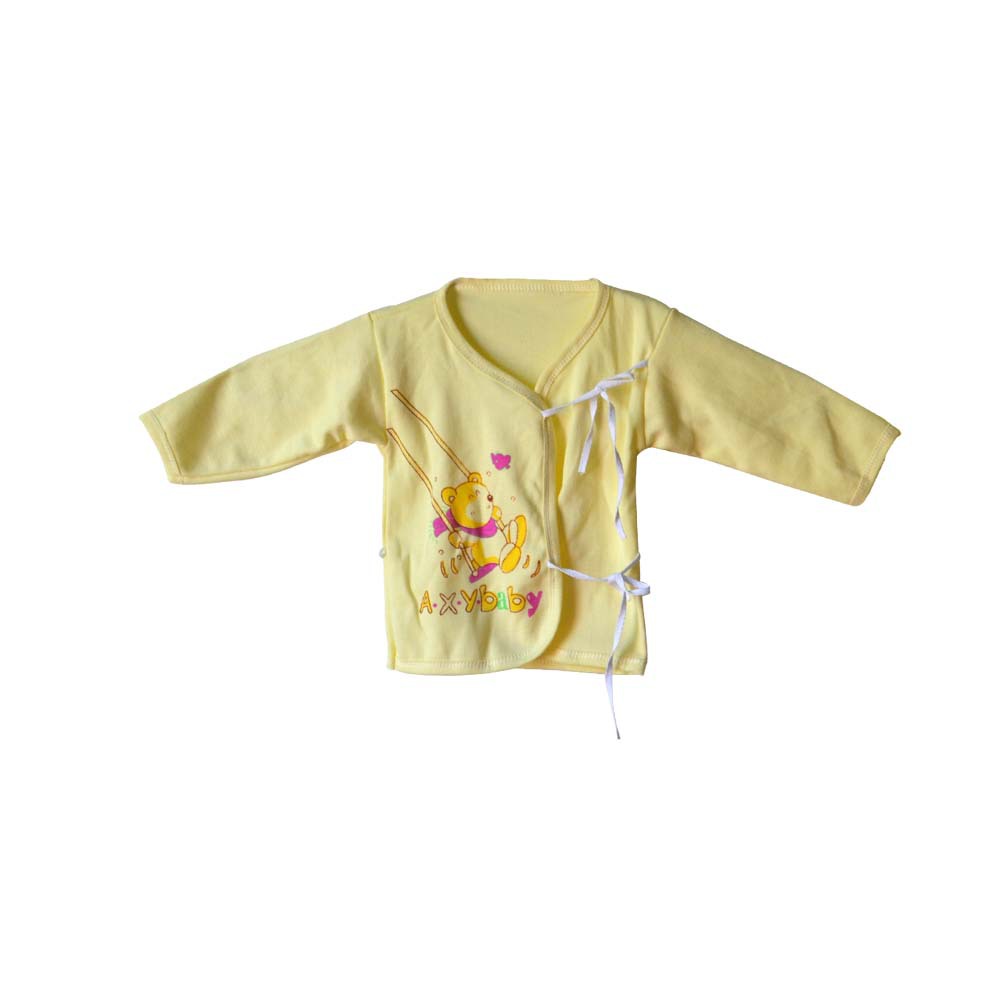 【0-3个月宝宝精梳棉内衣套装 红黄蓝三色 新生