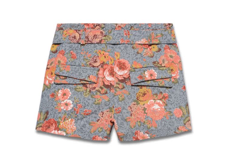 日韩女装女式复古<em>花色</em>牛仔<em>短裤</em>2013新款女裤