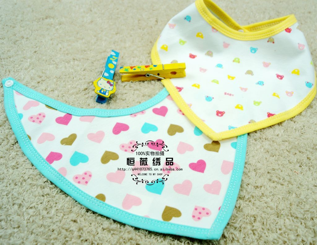 西松屋款防水三角巾/口水巾/围嘴/围兜图片_14
