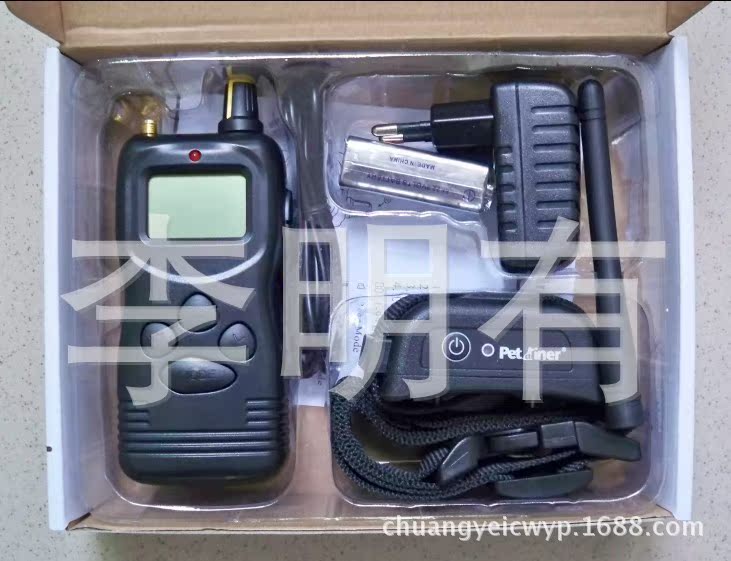 【宠物用品1000米遥控防水电击震动训练器 止