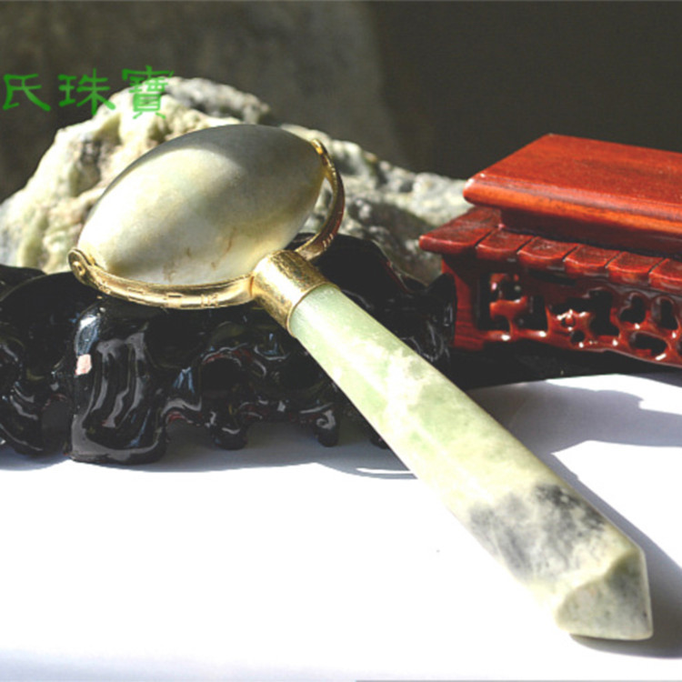 正品 天然岫玉美容器 超大單頭全身按摩器 瘦腿 減肥 批發工廠,批發,進口,代購